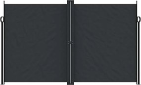 vidaXL Σκίαστρο Πλαϊνό Συρόμενο Μαύρο 200 x 1200 εκ.
