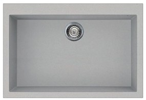 Νεροχύτης κουζίνας QUADRA 130 Titanium 73 ELLECI 79x50cm - LMQ13073