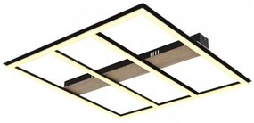 Πλαφονιέρα Φωτιστικό Οροφής LED 48W Μαύρο Froomy 67291-48 Globo Lighting 67291-48 Μαύρο