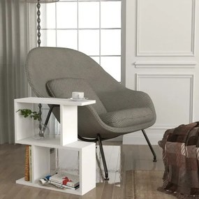 Stewehome Βοηθητικό Τραπεζάκι Karinus Λευκό 50x17.5x55.4 cm
