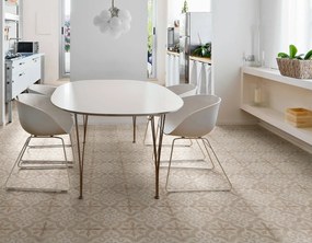 Keros Triana Flor Beige 25x25 - Πλακάκι μπάνιου &amp; δαπέδου