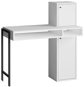 Γραφείο Dora 393MRD1427 102x45x106cm White-Black