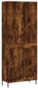 vidaXL Ντουλάπι Καπνιστή Δρυς 69,5x34x180 εκ. από Επεξεργασμένο Ξύλο