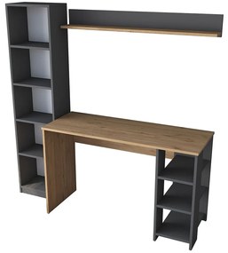Γραφείο 893RAN3338 160x45x161,8cm Walnut-Anthracite
