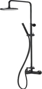 La Torre New Tech Black Matt Μπαταρία Nτους 2 Eξόδων με Kολώνα, Aνακλινόμενη Κεφαλή, Tηλέφωνο, Στήριγμα 12065-400