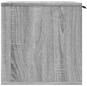 Τουαλέτα Γάτας Περίφραξη Γκρι Sonoma 60x40x40εκ Επεξεργασμ Ξύλο - Γκρι