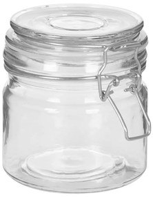 vidaXL Βάζα Αποθήκευσης 6 τεμ. 500 ml με Καπάκι Κλιπ