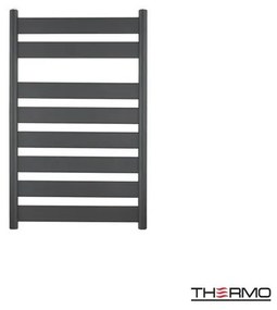 Thermo Largo Θερμαινόμενη πετσετοκρεμάστρα 80x50cm Black ΔΕΝ ΠΕΡΙΛΑΜΒΑΝΤΟΝΤΑΙ ΔΙΑΚΟΠΤΕΣ &amp; ΑΝΤΙΣΤΑΣΕΙΣ