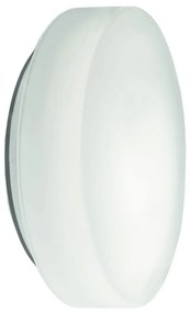 Φωτιστικό Τοίχου - Πλαφονιέρα Drum LD8701N3 30x10cm 12,5W 3000K IP44 White Zafferano PC,Glass