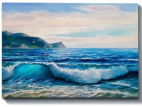 Πίνακας Καμβάς 529TCR1395 100x70cm Multi Wallity Horizontal Ξύλο, Καμβάς