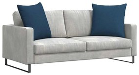 vidaXL Μαξιλάρι Καναπέ 2 pcs Μπλε 80 x 80 cm ύφασμα