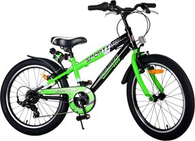 Sportivo 20 Inch 28 cm Boys 7SP Caliper Green/Black