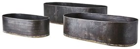Γλάστρα Κασπό Σετ 3τμχ Μαύρο Σίδερο Robust 788-044-00 Affari Of Sweden-788-044-00-Μαύρο 788-044-00