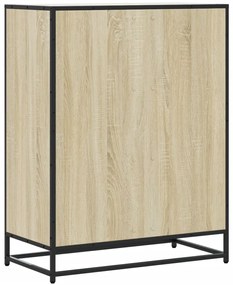 vidaXL Ντουλάπι παπουτσιών Sonoma Oak Κατασκευασμένο ξύλο και μέταλλο