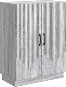 vidaXL Πλαϊνό γραφείο Γκρι Sonoma 66 x 34,5 x 87 εκ.
