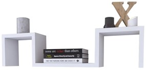 Ράφι Τοίχου ArteLibre ESTERLINE Λευκό Μοριοσανίδα 70x11.7x15cm-14870208