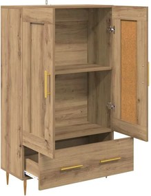 vidaXL Highboard Artisan Oak 69,5 x 31 x 115 εκ. Επεξεργασμένο Ξύλο