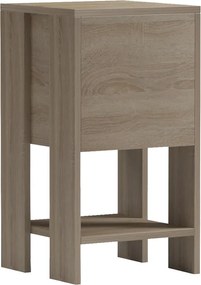 Κομοδίνο Reppo pakoworld sonoma 30x30x55εκ