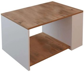 Τραπέζι Σαλονιού Noil 321-000048 90x60x48cm Oak-White