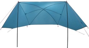 vidaXL Αυτοκινηταγιενν Μπλε 308 x 215 x 220 εκ Πολυεστέρας και Χάλυβας