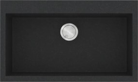 Sanitec Ultra Granite 808 (79x50) - Γρανιτένιος νεροχύτης - Graphite