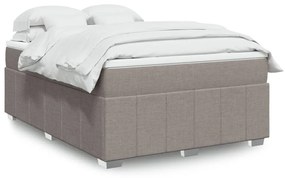 ΚΡΕΒΑΤΙ BOXSPRING ΜΕ ΣΤΡΩΜΑ TAUPE 140X200 ΕΚ. ΥΦΑΣΜΑΤΙΝΟ 3285481