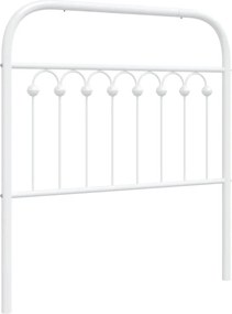 vidaXL Ανταλλακτικό κεφαλάρι Λευκό 90 εκ. Μεταλλικό