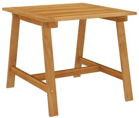 vidaXL Τραπεζαρία Κήπου 88 x 88 x 74 εκ. από Μασίφ Ξύλο Ακακίας