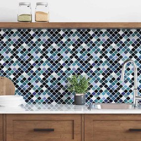 vidaXL Tile Λαμπτήρα 50 pcs Μπλε Πράσινο 27 x 27 εκ.