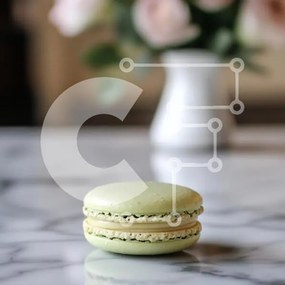 Intra Συλλεκτικό Ξύλινο Παζλ Plywood 4mm - Πράσινο Macaron σε μαρμάρινη επιφάνεια Σε Ξύλινο Κουτί - Διαστάσεις: 10x10 cm – 25 κομμάτια