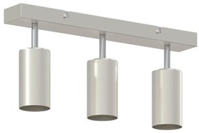 vidaXL Σποτ οροφής Βουρτσισμένο Νίκελ 38 x 5.5 x 16.5 εκ Ατσάλι