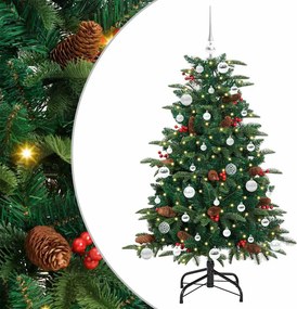 vidaXL Τεχνητό Χριστουγεννιάτικο Δέντρο με 150 LED Πράσινο 150 cm