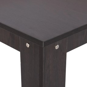 ΤΡΑΠΕΖΙ ΚΟΥΖΙΝΑΣ KELVIN 80x80x77Υεκ. WENGE HM2427.02 - HM2427.02