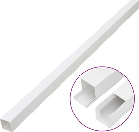 vidaXL Κανάλι Καλωδίων 100 x 60 χιλ. 10 μ. από PVC