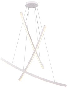 Φωτιστικό Κρεμαστο Aca YL1723LEDPWH NAAVA Λευκό (White) 3000K