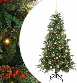 vidaXL Τεχνητό Χριστουγεννιάτικο Δέντρο με Άξονα Πράσινο 150 cm