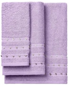 Beauty Home Σετ πετσέτες Art 3461 Σετ 3τμχ Λιλά