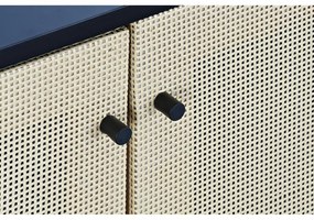 Τηλεόραση DKD Home Decor Μαύρο Έλατο ρατάν (160 x 65 x 38 cm)