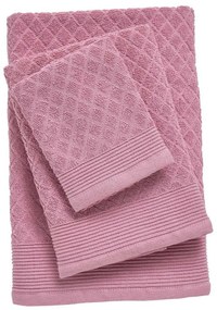 Πετσέτες Best 0689 (Σετ 3τμχ) Pink Das Home Σετ Πετσέτες 100% Cotton