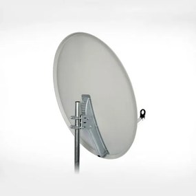 Δορυφορικό κάτοπτρο χάλυβα διαμέτρου 87cm x 97cm Click Clack με επίστρωση σκόνη πολυεστέρα