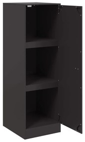 vidaXL Ντουλάπι Μαύρο 34,5x39x107 εκ. από Ατσάλι