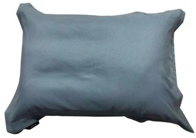 Microsilk Μονόχρωμο Ζακάρ Oxford Ζεύγος Μαξιλαροθήκες Ύπνου Robola σε 8 Αποχρώσεις 50x70 5cm 50x70 5cm Τιρκουάζ Σκούρο