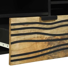 vidaXL Κάβα Τηλεόρασης Καφέ 100 x 33 x 46 εκ Μασίφ ξύλο μάνγκο