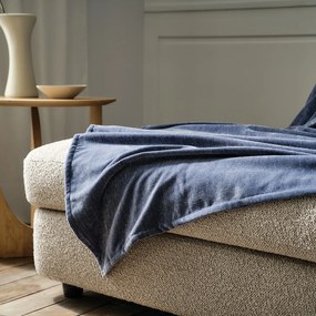 Ριχτάρι Τετραθέσιου Luna velvet Grey Blue 180x350 - Gofis Home 427/09