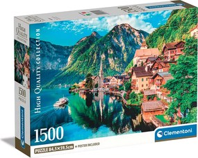 Clementoni Παζλ High Quality Collection Χάλστατ 1500 τμχ - Compact Box