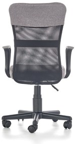 TIMMY o.chair, color: grey / black DIOMMI V-CH-TIMMY-FOT-POPIEL