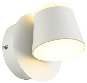 ΕΠΙΤΟΙΧΟ Φ/Σ LED 8W 3000K 640LM ΛΕΥΚΟ ΜΕΤ/ΚΟ 12X12X13CM LUCIDO ACA V83LEDW13WH