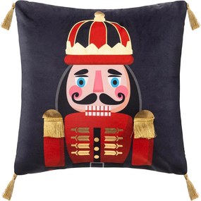 Χριστουγεννιάτικο Μαξιλάρι Βελουτέ (40x40) A-S Nutcracker 183775