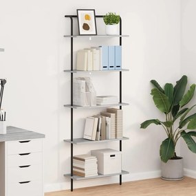 vidaXL Ράφι Βιβλίων Γκρι sonoma 60 x 24 x 168 εκ. Επεξεργασμένο ξύλο