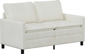 vidaXL Καναπές Κρεμ 156 x 81 x 87,5 εκ Πολυεστέρας